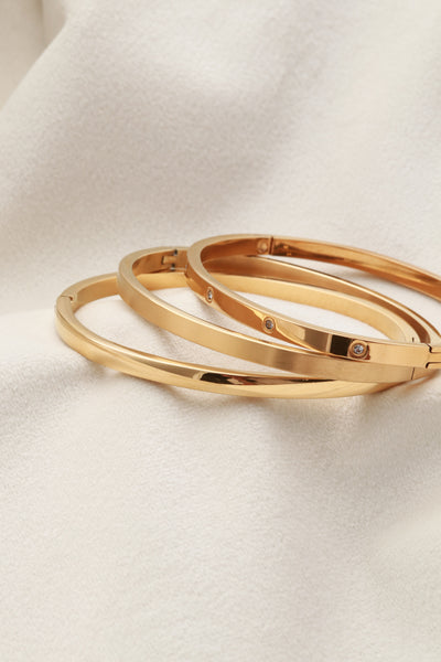Hinge Bangle Bracelet – Lorren Mae