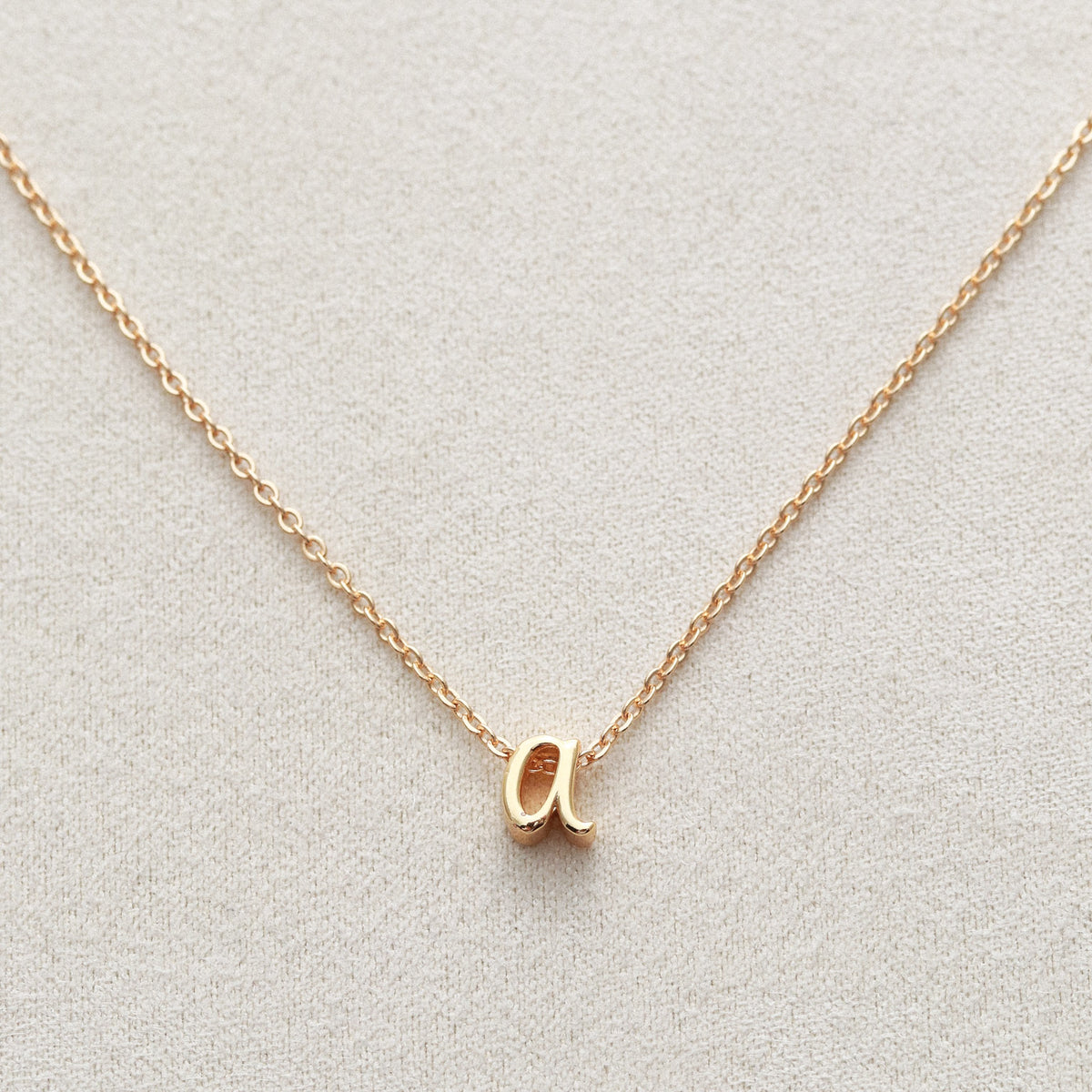 Cursive Initial Necklace – Lorren Mae