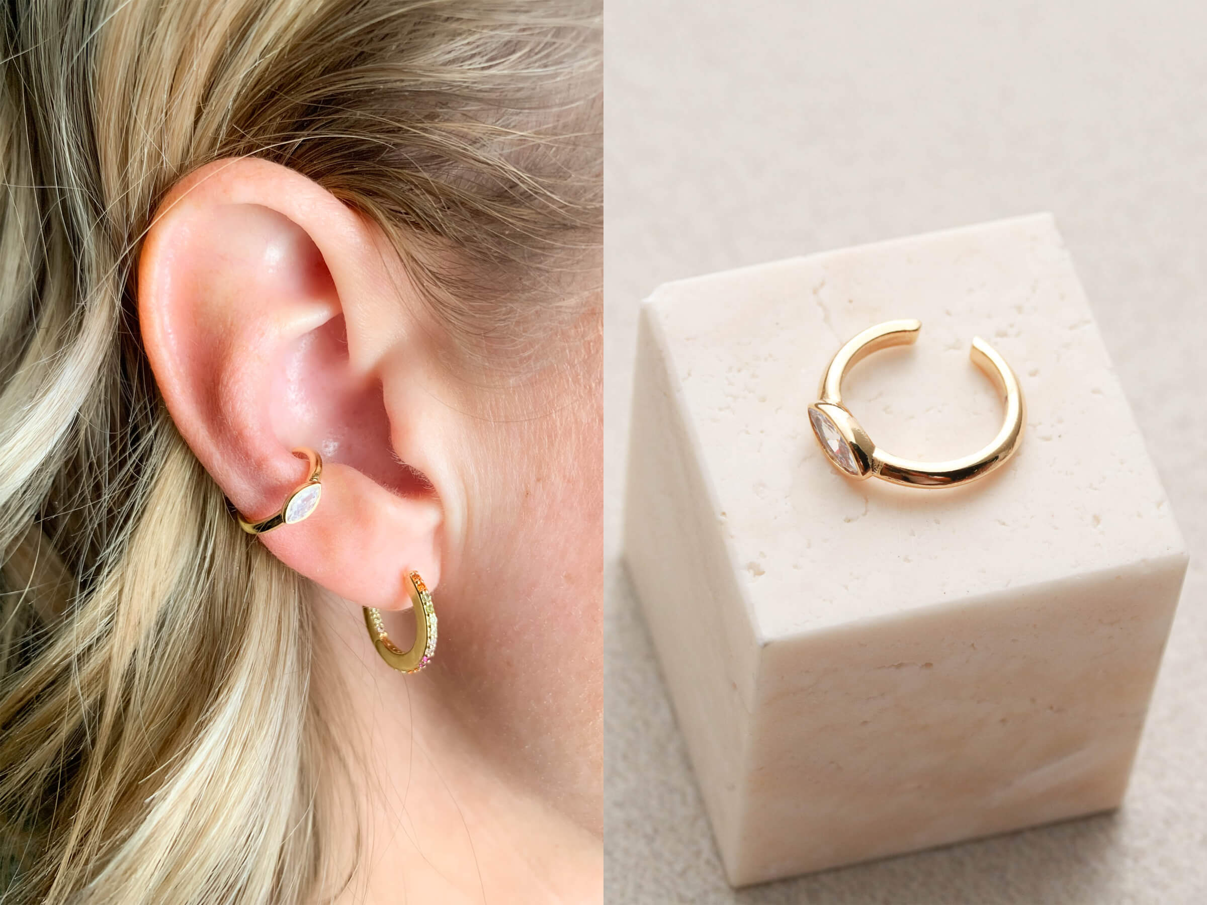 Oval earring cuff from Tom Design Shop.